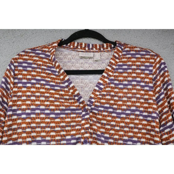 LOGO by Lori Goldstein Open Cardigan Duster-Size Medium-Pockets - Picture 4 of 9